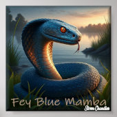 Fey Blue Mamba Poster (Vorne)