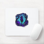 Fey Gothic Emo Goblincore Ästhetik Wald Graphi Mousepad (Mit Mouse)