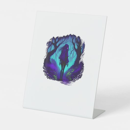 Fey Gothic Emo Goblincore Ästhetik Wald Graphi Sockelschild (Vorderseite)