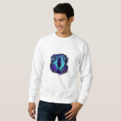 Fey Gothic Emo Goblincore Ästhetik Wald Graphi Sweatshirt (Vorne ganz)