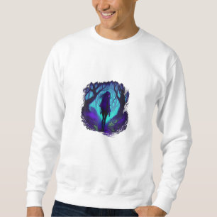 Fey Gothic Emo Goblincore Ästhetik Wald Graphi Sweatshirt