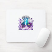 Fey Gothic Emo Goblincore Ästhetik Waldgrafik Mousepad (Mit Mouse)
