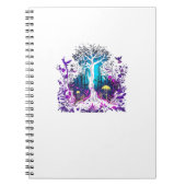 Fey Gothic Emo Goblincore Ästhetik Waldgrafik Notizblock (Vorderseite)