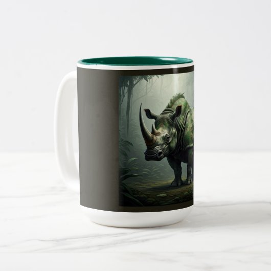Fey Treecrasher Zweifarbige Tasse (Vorderseite Links)