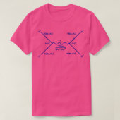 Feynman diagram electron positron pair annihilatio T-Shirt (Design vorne)