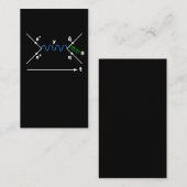 Feynman Diagramm Physik Gleichung Wissenschaftler Visitenkarte (Vorne/Hinten)