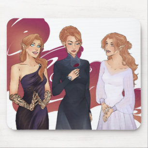 Feyre, In dies und Elain Archeron Mousepad
