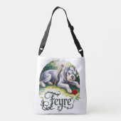 Feyre of the Forest - Fantasy Schnauzer Archer Tragetaschen Mit Langen Trägern (Rückseite)