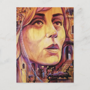 Feyrouz Painting Singen für Palästina Jerusalem Postkarte
