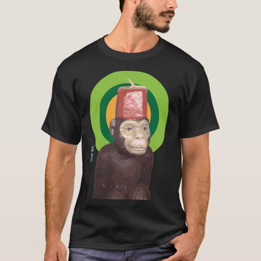 Fez-Affe-König T-Shirt (Vorderseite)