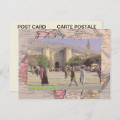 Fez, die zweitgrößte Stadt Marokkos Postkarte (Vorne/Hinten)