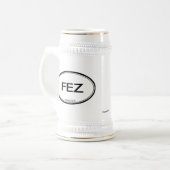 Fez, Marokko Bierglas (Vorderseite Links)
