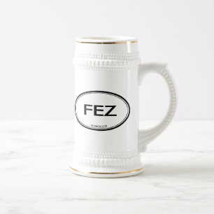 Fez, Marokko Bierglas