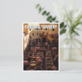 Fez Marokko Reisen Postkarte (Stehend Vorderseite)