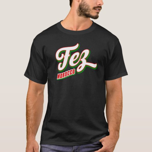 Fez Marokko T-Shirt (Vorderseite)