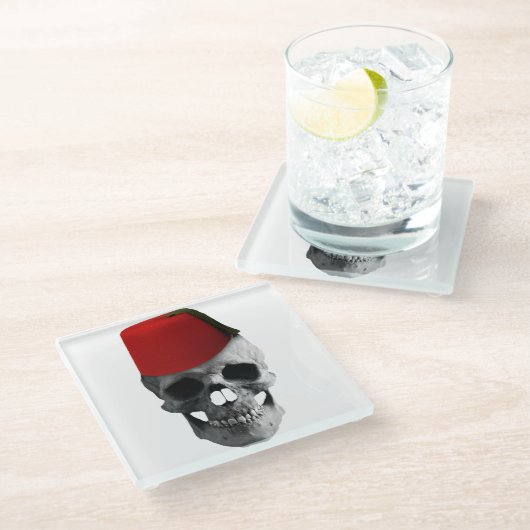 Fez of the Effendi: Ein ägyptisches Märchen eines Glasuntersetzer (Schrägansicht)