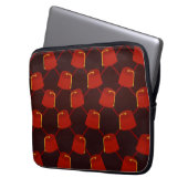 Fez Pattern Laptopschutzhülle (Vorderseite Links)
