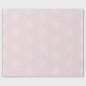 Fez Starburst Trellis in Rosa und Grün Geschenkpapier (Flach)