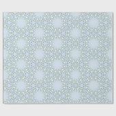 Fez Starburst Trellis in Slate and Green Geschenkpapier (Flach)