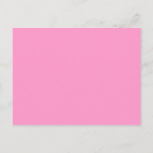 FF99CC Solid Medium Pink Farbvorlage Postkarte