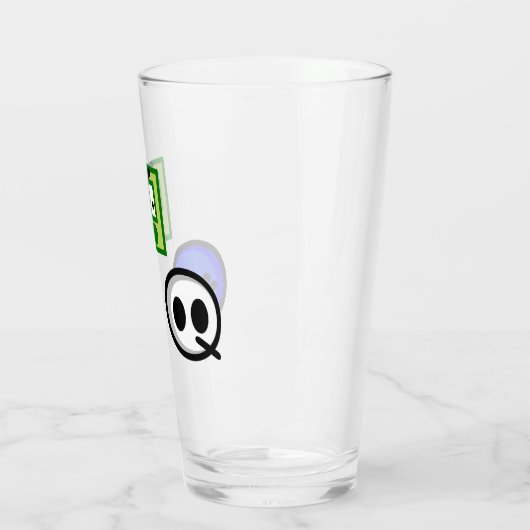 FF "bros" Glascup Glas (Links)