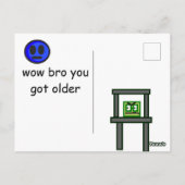 FF "Happy Birthday"-Karte Postkarte (Rückseite)