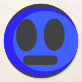 FF "Joey Face"-Untersetzer Runder Pappuntersetzer (Vorderseite)