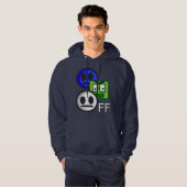 FF "Trio" Hoodie (Vorne ganz)