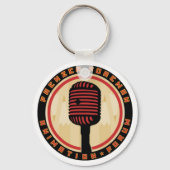 FFAF-Mikrofon-Schlüsselanhänger Schlüsselanhänger (Vorderseite)