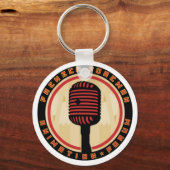 FFAF-Mikrofon-Schlüsselanhänger Schlüsselanhänger (Vorderseite)