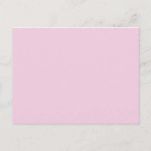 FFCCFF Pale Lilac Pink Lavender Solid Color Postkarte (Vorderseite)