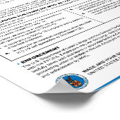 FFCRA - FAMILIEN ERSTER CORONAVIRUS-REAKTIONSAKT POSTER (Ecke)