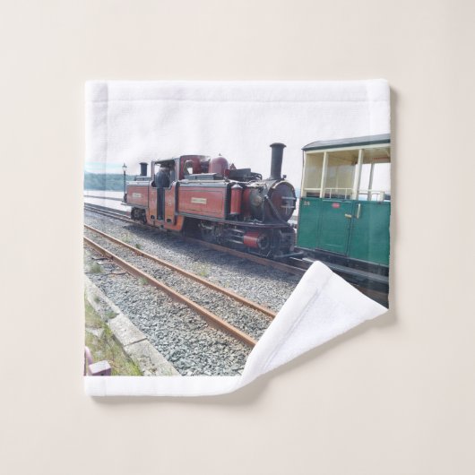 Ffestiniog Steam Engine Wash Cloth Waschlappen (Waschlappen)