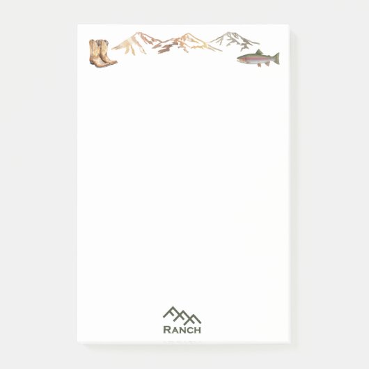 FFF Ranch Post-it Klebezettel (Vorderseite)