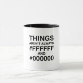 #FFFFFF und #000000 Tasse (Zentrum)