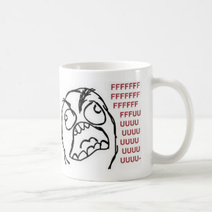 FFFFFFFUUUUUUU Raserei-Tasse Kaffeetasse
