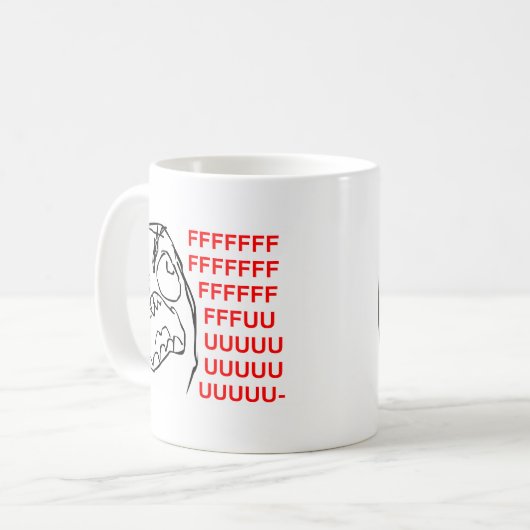 FFFUUUUU KAFFEETASSE (Vorderseite Links)
