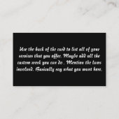 FFL Händler-Visitenkarte 5 Visitenkarte (Rückseite)