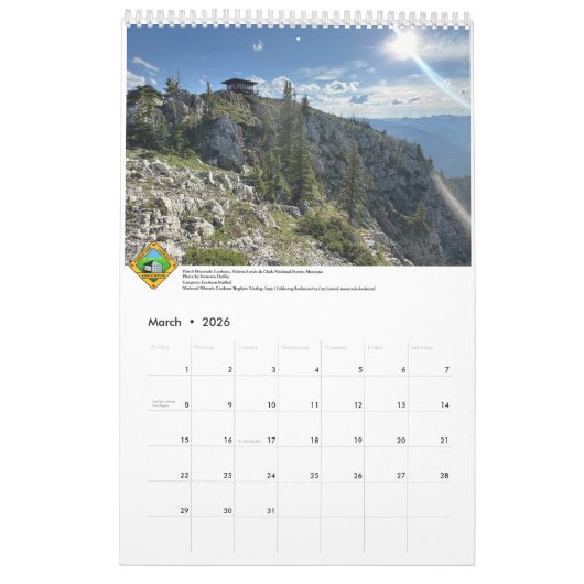 FFLA Calendar 2026 Kalender (Mär 2026)