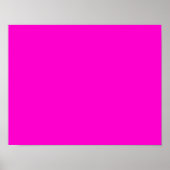 ffoocc HOT PINK SOLIDE HINTERGRUNDVORLAGE Poster (Vorne)