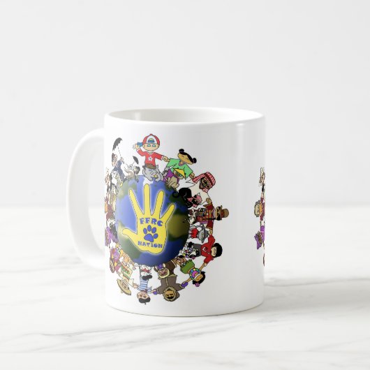 FFRC Nations-Tasse Kaffeetasse (Vorderseite Links)