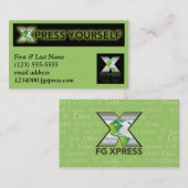 FG Xpress Geschäfts-Karte #3 Visitenkarte (Vorne/Hinten)