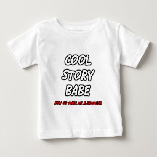 FGD - Cooles Geschichten-Baby, gehen jetzt machen Baby T-shirt (Vorderseite)