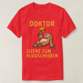 FH Uni Doktor Werbeaktion 2020 Abschluss Geschenk  T-Shirt (Design vorne)