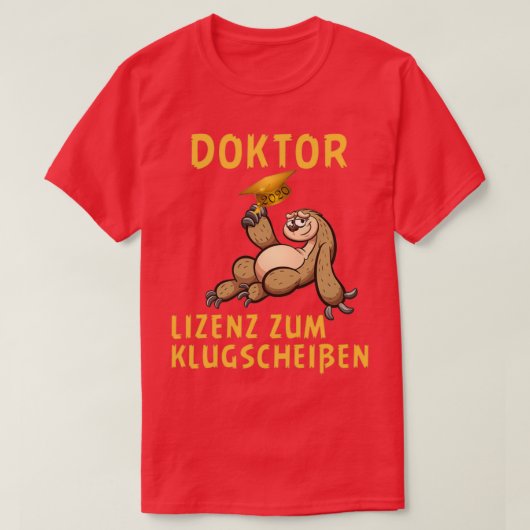 FH Uni Doktor Werbeaktion 2020 Abschluss Geschenk  T-Shirt (Design vorne)
