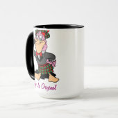 Fhiligus Fromley | Quirky Classic Cartoon Tasse (Vorderseite Links)