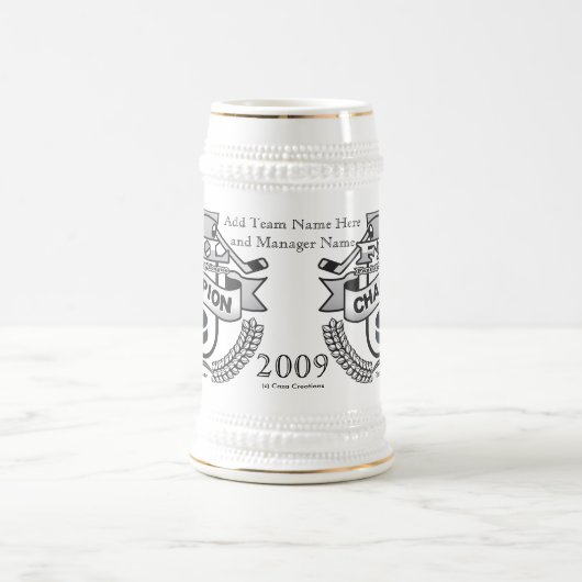 FHL Meister-Trophäe Bierglas (Mittel)