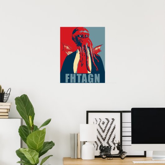 Fhtagn Poster (Heimbüro)