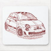 Fi500Abarth 2009 Mousepad (Vorne)