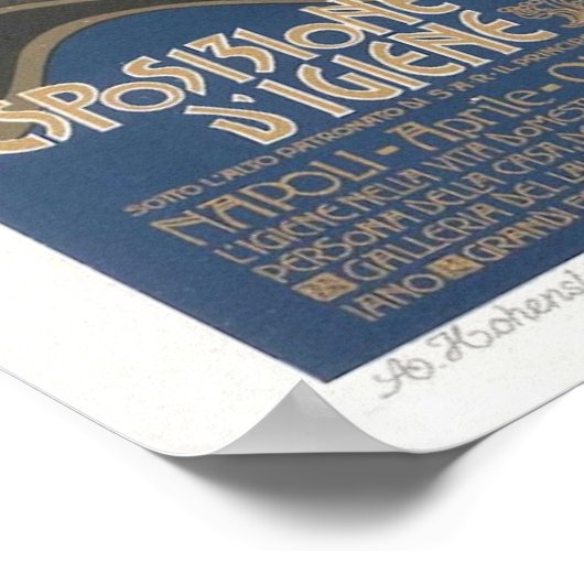 Fiammiferi Senza Fosforo del Dottor Craveri Poster (Ecke)